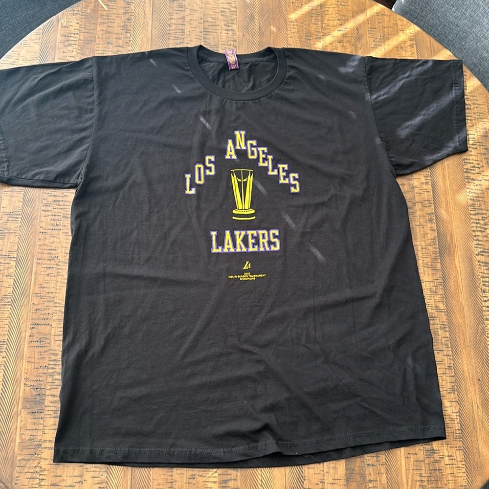 Lakers In Season Tournament Champs 2023 T shirt size XL NWOT